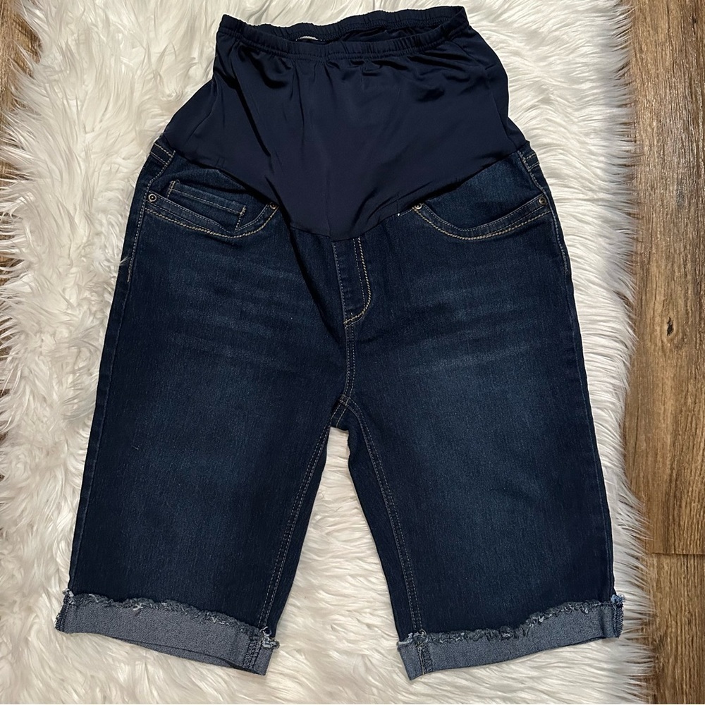 oh mama! Maternity‎ Denim Capri Size Medium